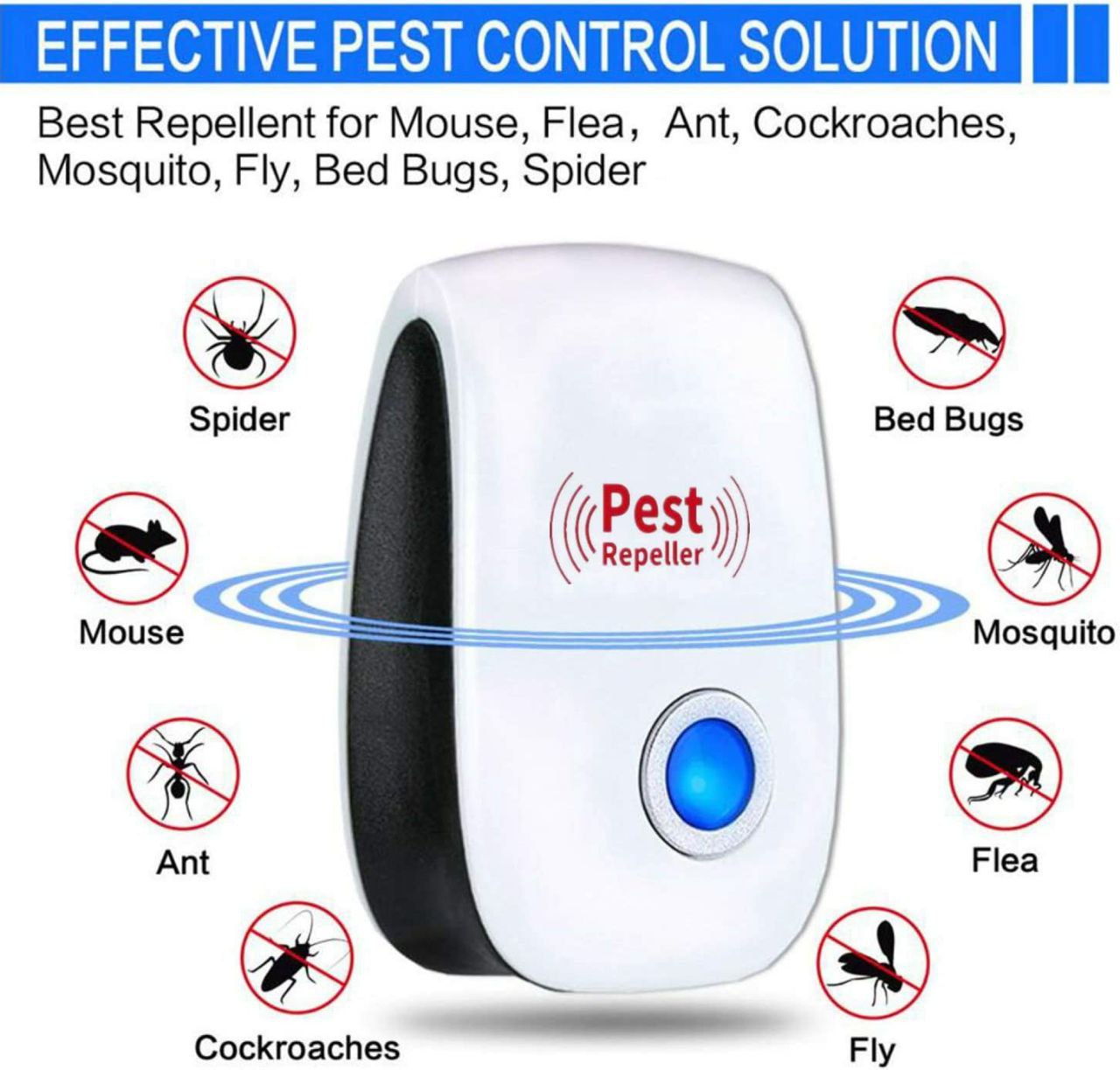 Pest Repeller™ - Ultrasonic Rodents and Insects Repeller